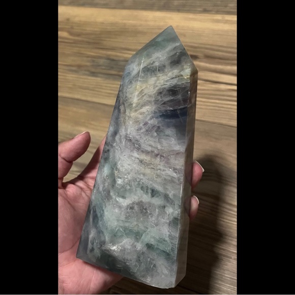 ✨ HP ✨ Large Fluorite ✨ Tower--Marbled Look ✨ - Picture 3 of 11